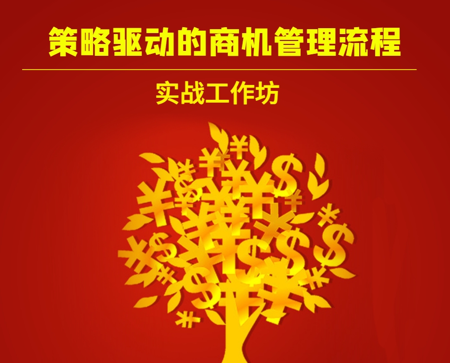 【策略驅(qū)動(dòng)的商機(jī)管理流程】實(shí)戰(zhàn)工作坊
