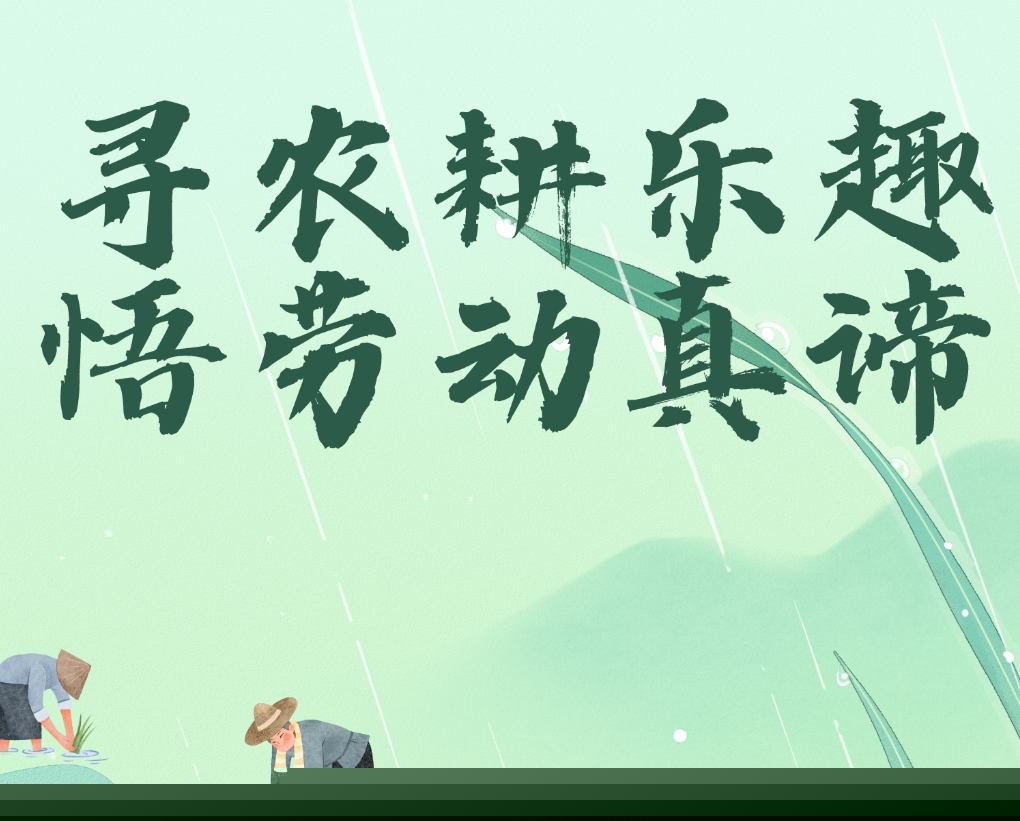 尋農(nóng)耕樂趣，悟勞動真諦--周末水稻主題研學(xué)