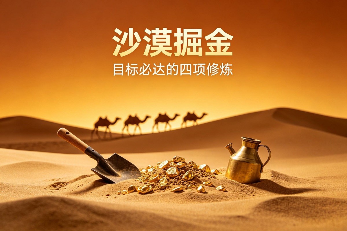沙漠掘金—目標必達的四項修煉