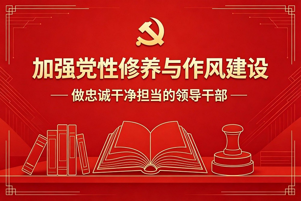 加強黨性修養(yǎng)與作風(fēng)建設(shè)，做忠誠干凈擔(dān)當(dāng)?shù)念I(lǐng)導(dǎo)干部