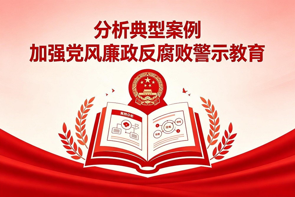 分析典型案例，加強(qiáng)黨風(fēng)廉政反腐敗警示教育